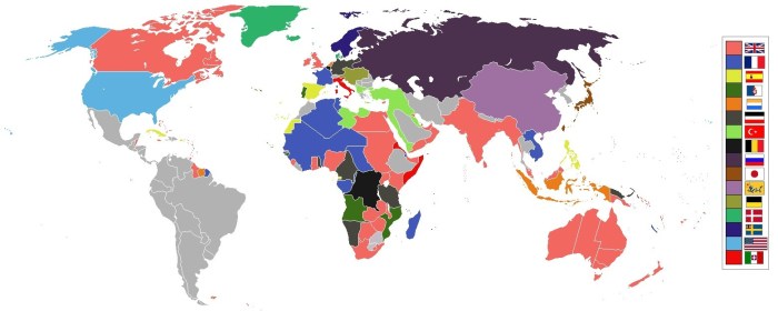 Us territorial influence 1914 map