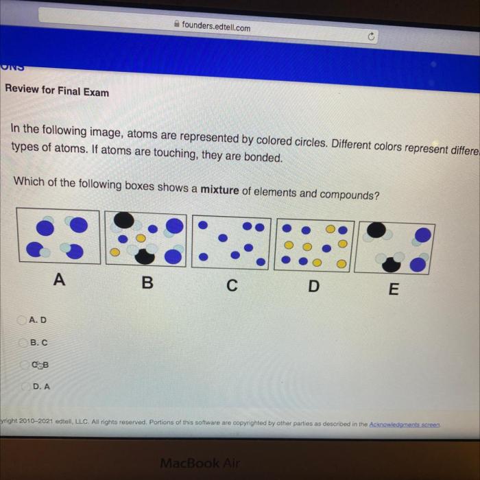 Color by number element mixture compound