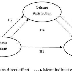 Leisure psychological mediating mechanisms subjective factors being well model