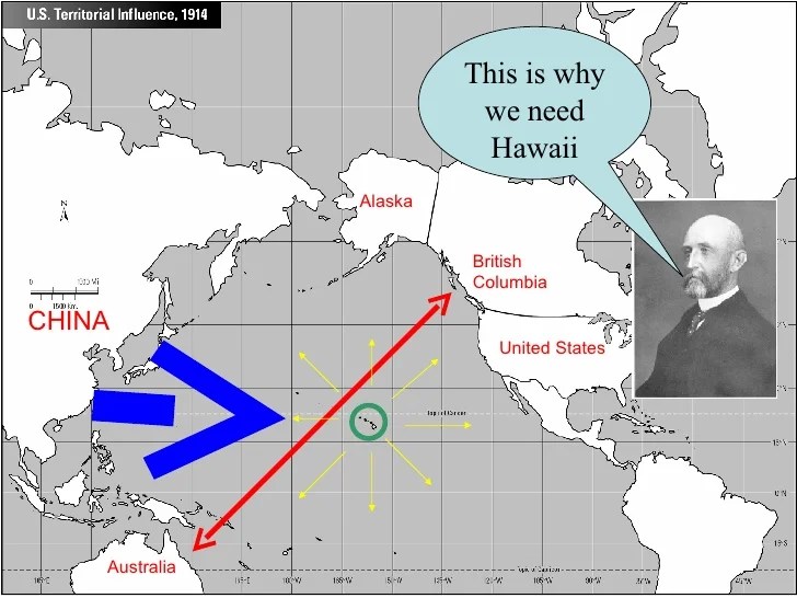 Us territorial influence 1914 map