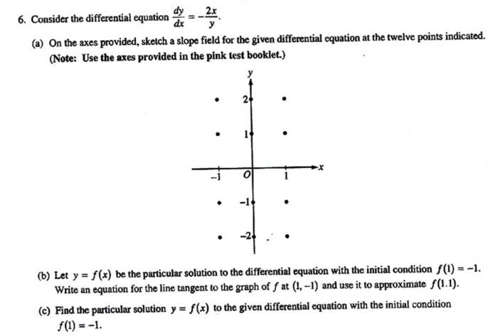 Consider the differential equation dy dx xy 2 2