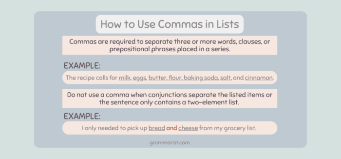 Commas sentence correctly uses which